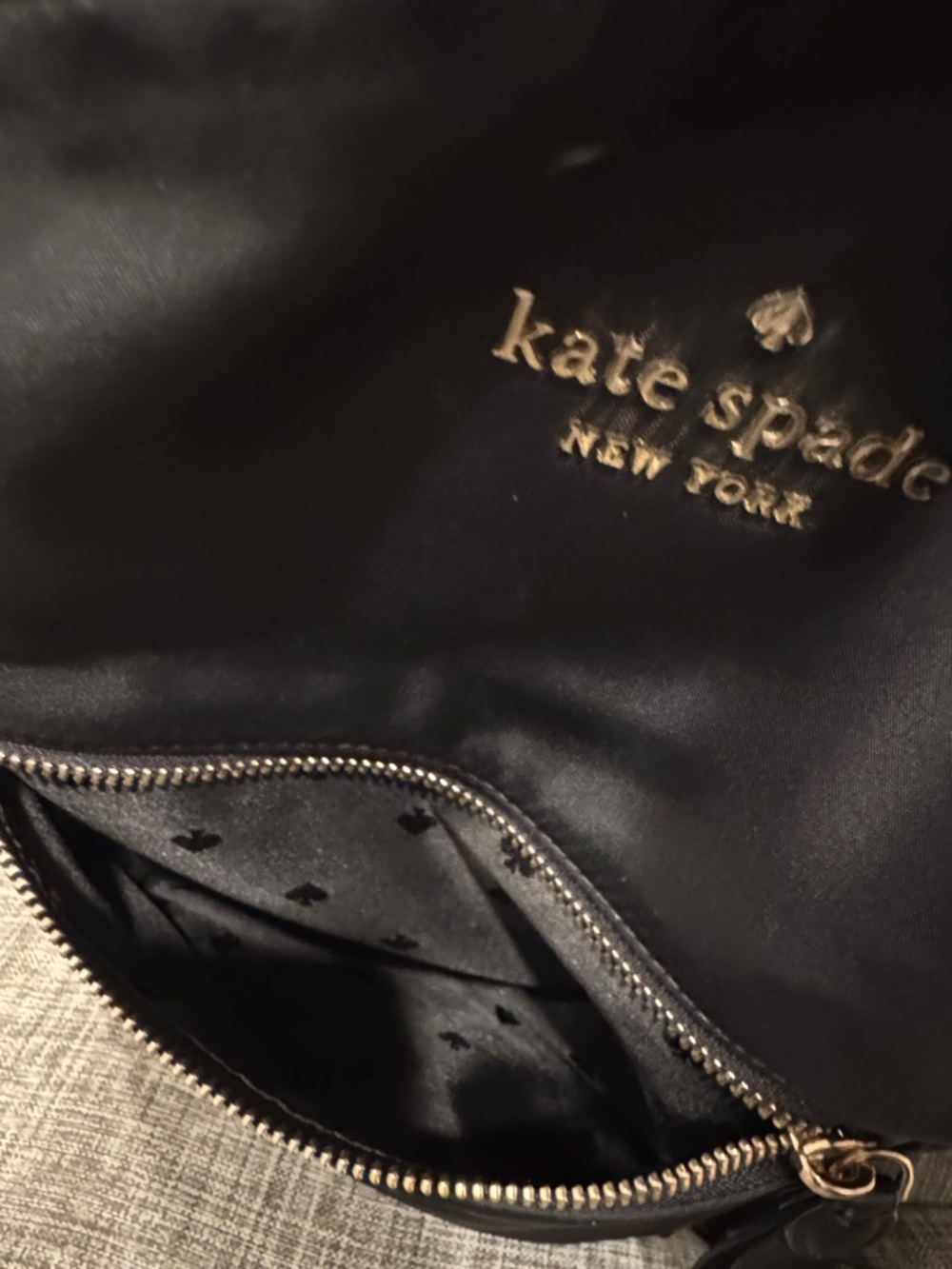 Kate Spade Bag Chelsea Black Nylon Backpack - Picture 14 of 17